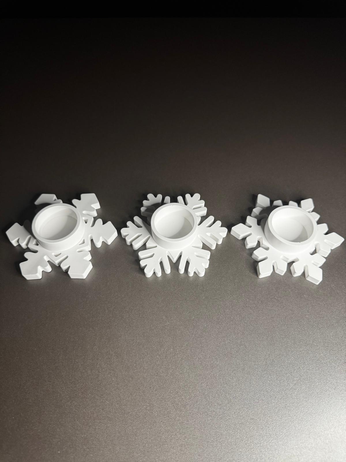 Snowflakes Candle Holder
