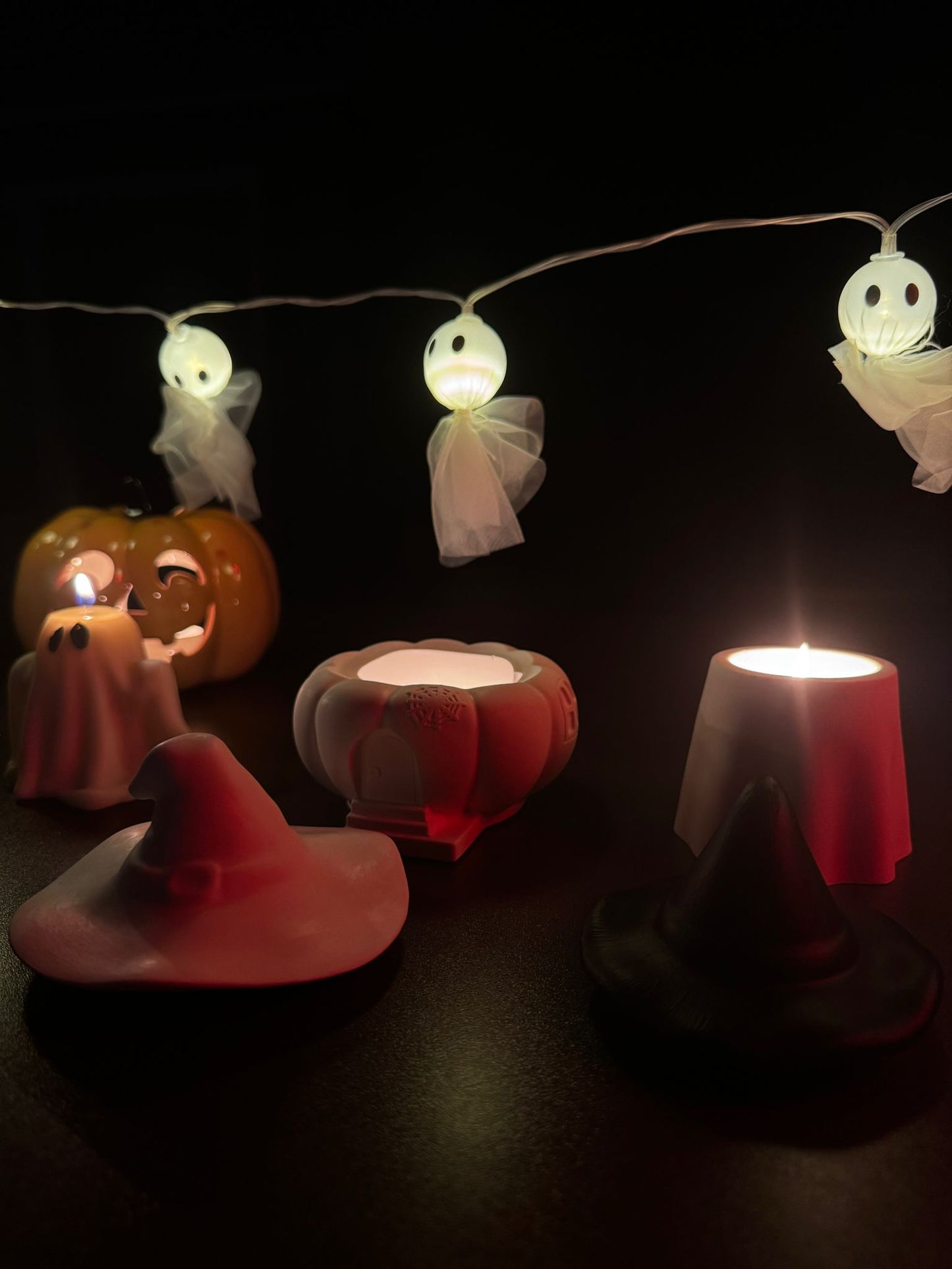 Ghost with Witch Hat