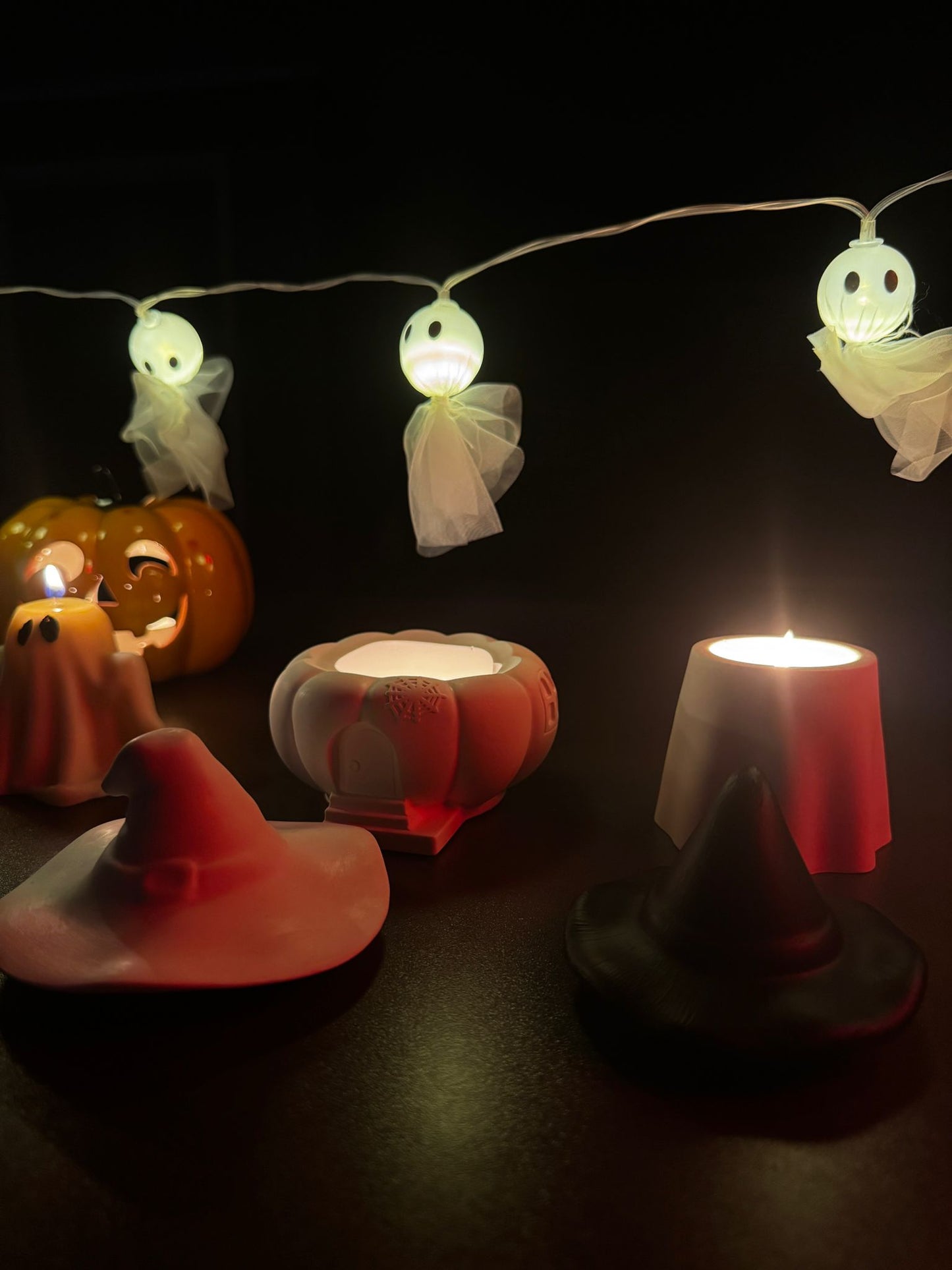 Ghost with Witch Hat