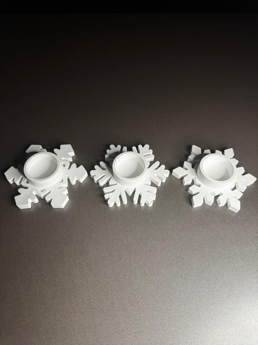 Snowflakes Candle Holder