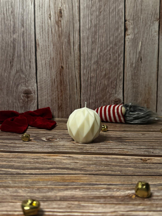 Diamantformet stearinlys